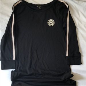 Black activewear dress